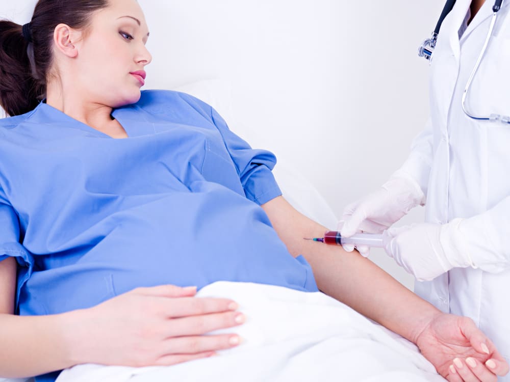 анализ крови у беременной женщины